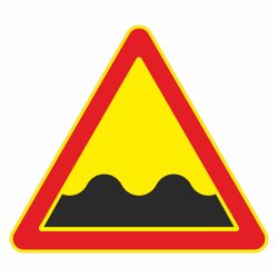 Знак дорожного движения "Неровная дорога"