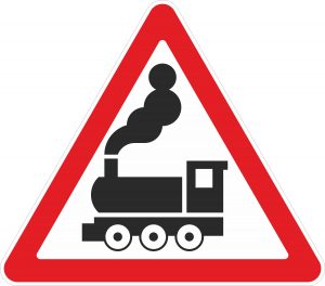 Знак 1.2 - Железнодорожный переезд без шлагбаума